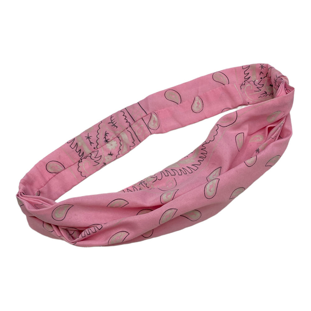 J Hats Faded Pink Bandana Headband